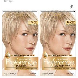 2 Pack L’ORÉAL Paris Superior Preference Fade Defying + Shine permanent color